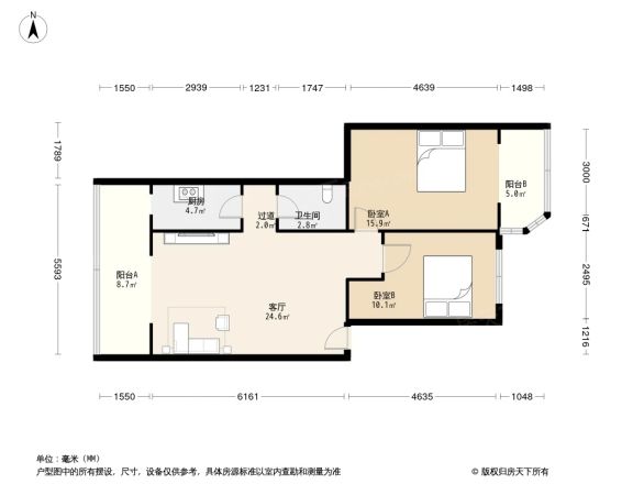 富河园碧水明珠户型图