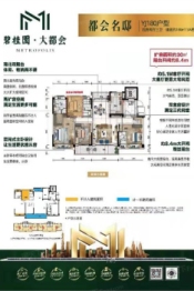 耒阳碧桂园大都会4室2厅1厨2卫建面135.00㎡