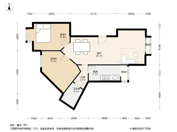 左安漪园户型图
