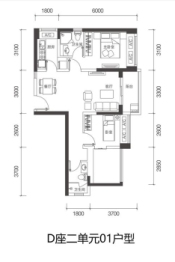 翠园华府3室2厅1厨2卫建面91.00㎡