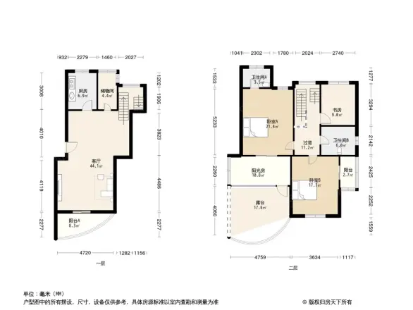 扬州水乡别墅户型图