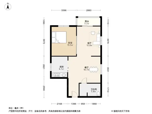 朝阳雅筑户型图