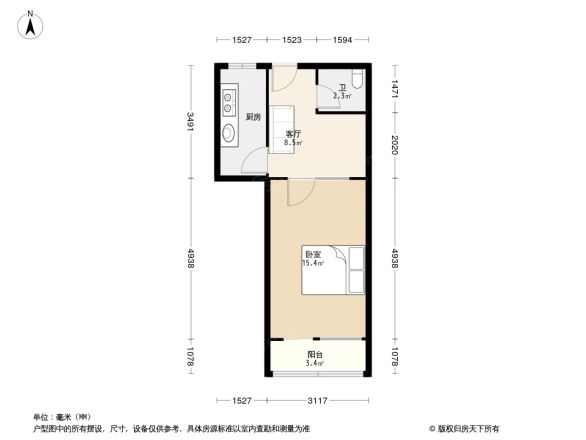 民族大学附属中学家属楼户型图