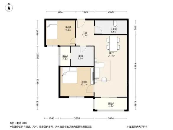 宏大南园户型图