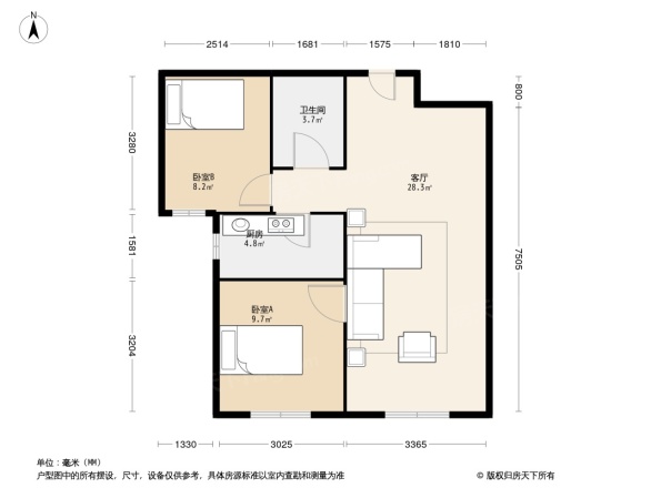 保利紫荆香谷户型图