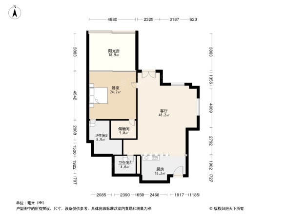 春晖园随园别墅户型图