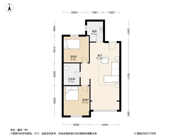 宝林里户型图