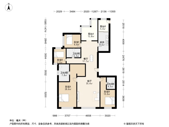 华润昆仑域户型图