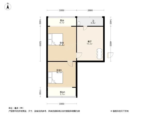 金蝉北里21号院户型图