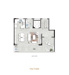 中铁·佰和佰樂3室2厅1厨4卫建面145.00㎡