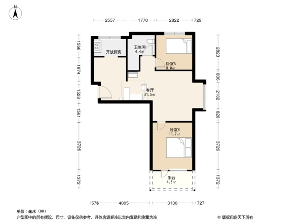 万亿皇冠假日户型图