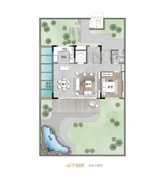 中铁·佰和佰樂6室2厅1厨5卫建面195.0㎡