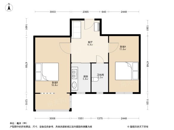 北郊农场户型图