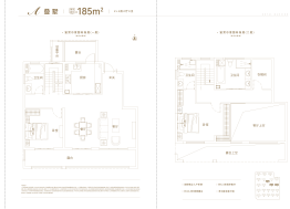 中海·江山望3室2厅1厨3卫建面185.00㎡