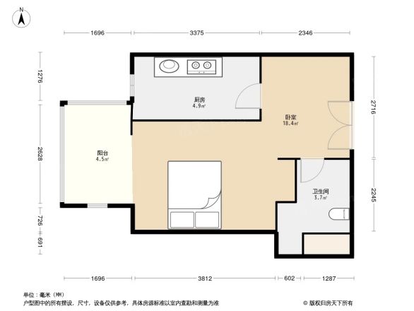 上京新航线户型图