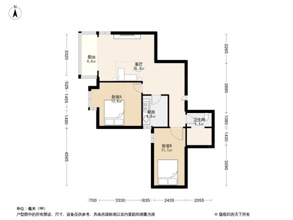 美丽经典园户型图
