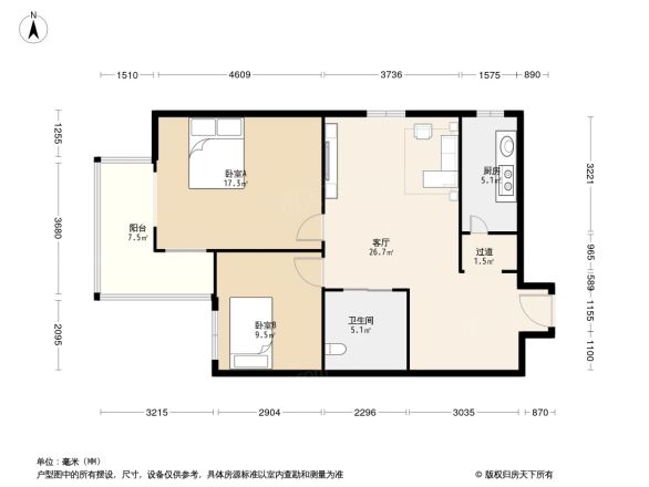 美丽经典园户型图