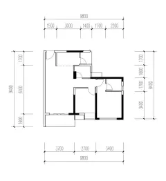 禾粤·尚德居2室2厅1厨2卫建面88.00㎡