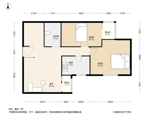 南湖东园一区户型图