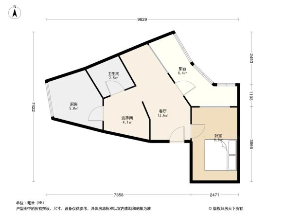 安慧里一区户型图