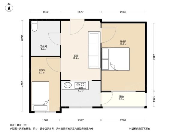 九苑小区户型图