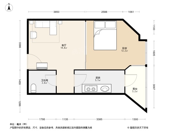 翠微中里小区户型图
