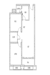 地质嘉苑2室2厅1厨1卫建面105.33㎡