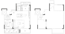 美的·云樾3室3厅1厨5卫建面172.00㎡