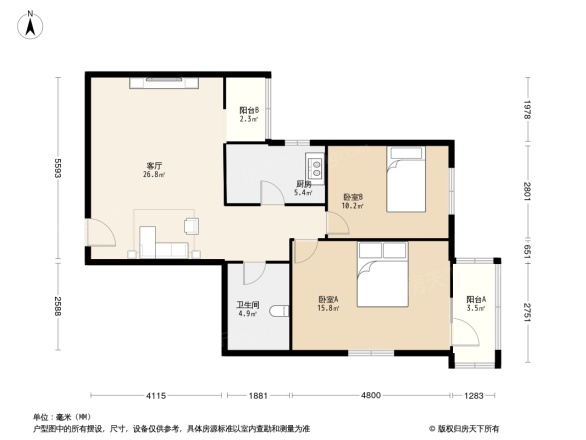 南湖东园一区户型图