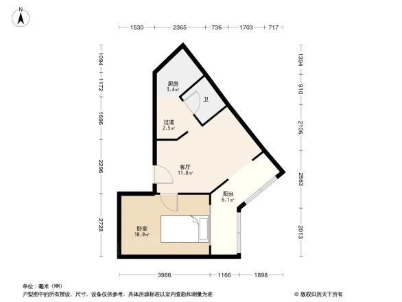 安慧里一区户型图