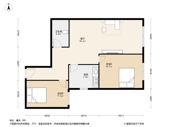 南湖东园一区户型图