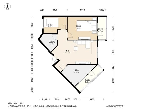模式口中里户型图