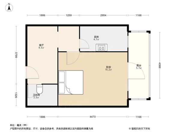和平里三区户型图