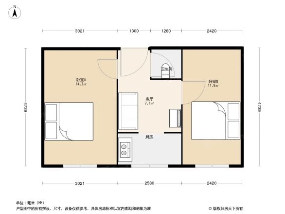 人定湖西里小区户型图