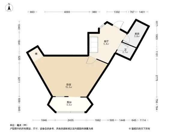 西坝河东里户型图