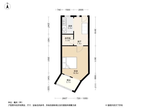 和平里三区户型图
