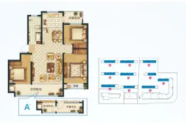 兴业春天南区3室2厅1厨1卫建面105.00㎡