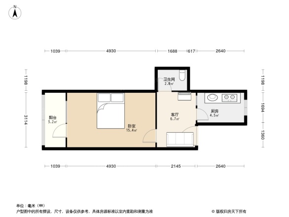香河园北里户型图