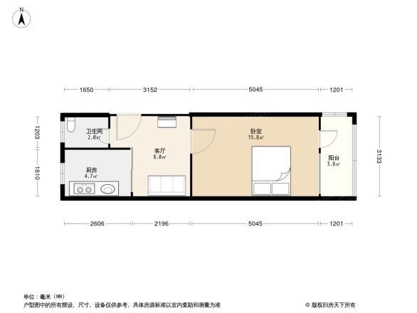 香河园北里户型图