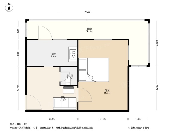 宣武门西大街户型图