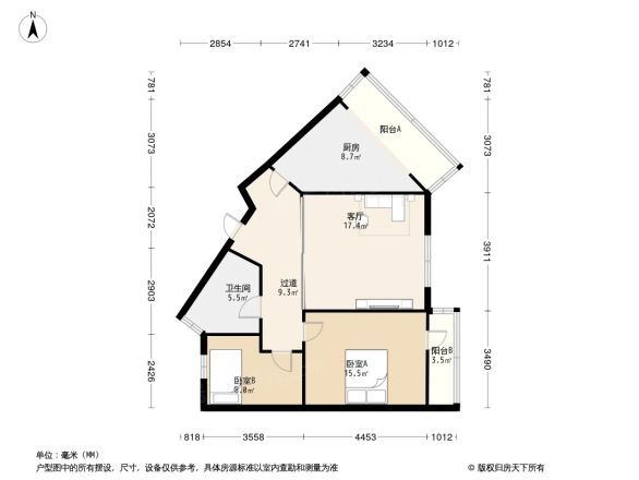 模式口中里户型图