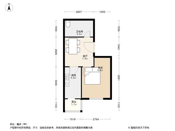 永定路小区户型图