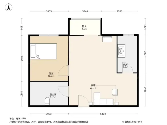 万年花城二期户型图