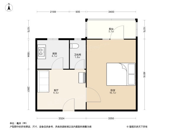 洪茂沟小区户型图