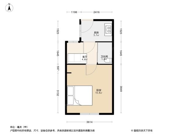 翠微路平台村户型图