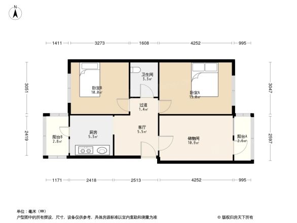 模式口中里户型图