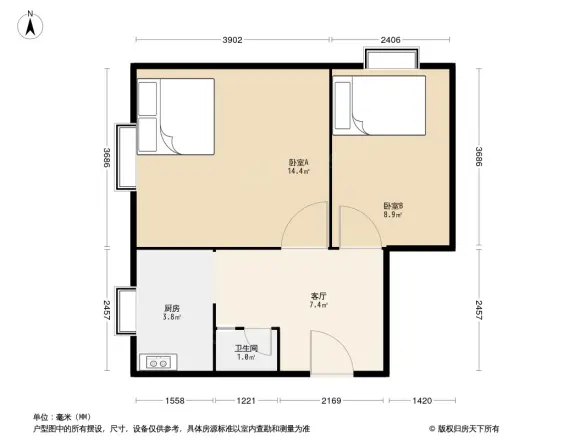 洪茂沟小区户型图