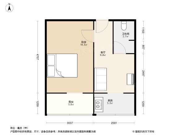 三义庙小区户型图