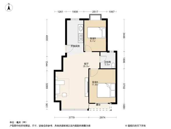 哈佛映像户型图