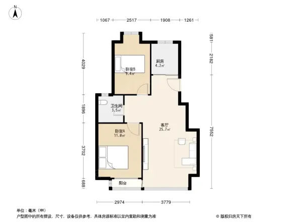 哈佛映像户型图